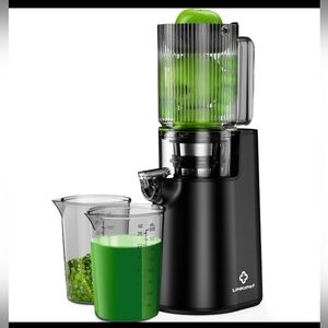 LINKChef Juicer Machine, Slow Masticating Machines with 4.1"